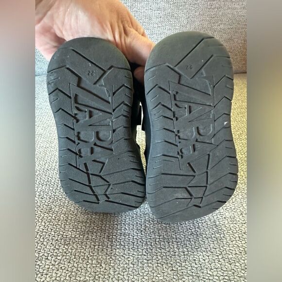 Zara Toddler Black Velcro Technical Sandals Size 22 / 6.5 US - Picture 6 of 6